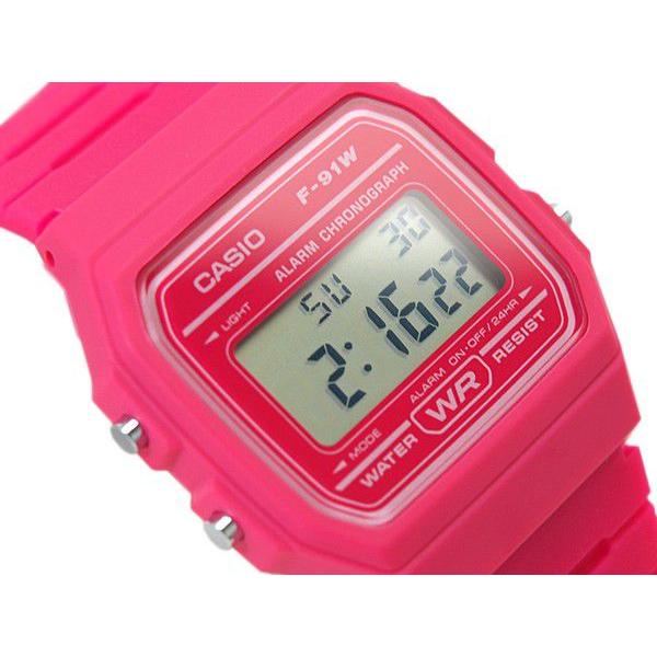Оригинальные часы Casio Casio Collection F-91WC-4A кварцевые калибр механизма  общий вид