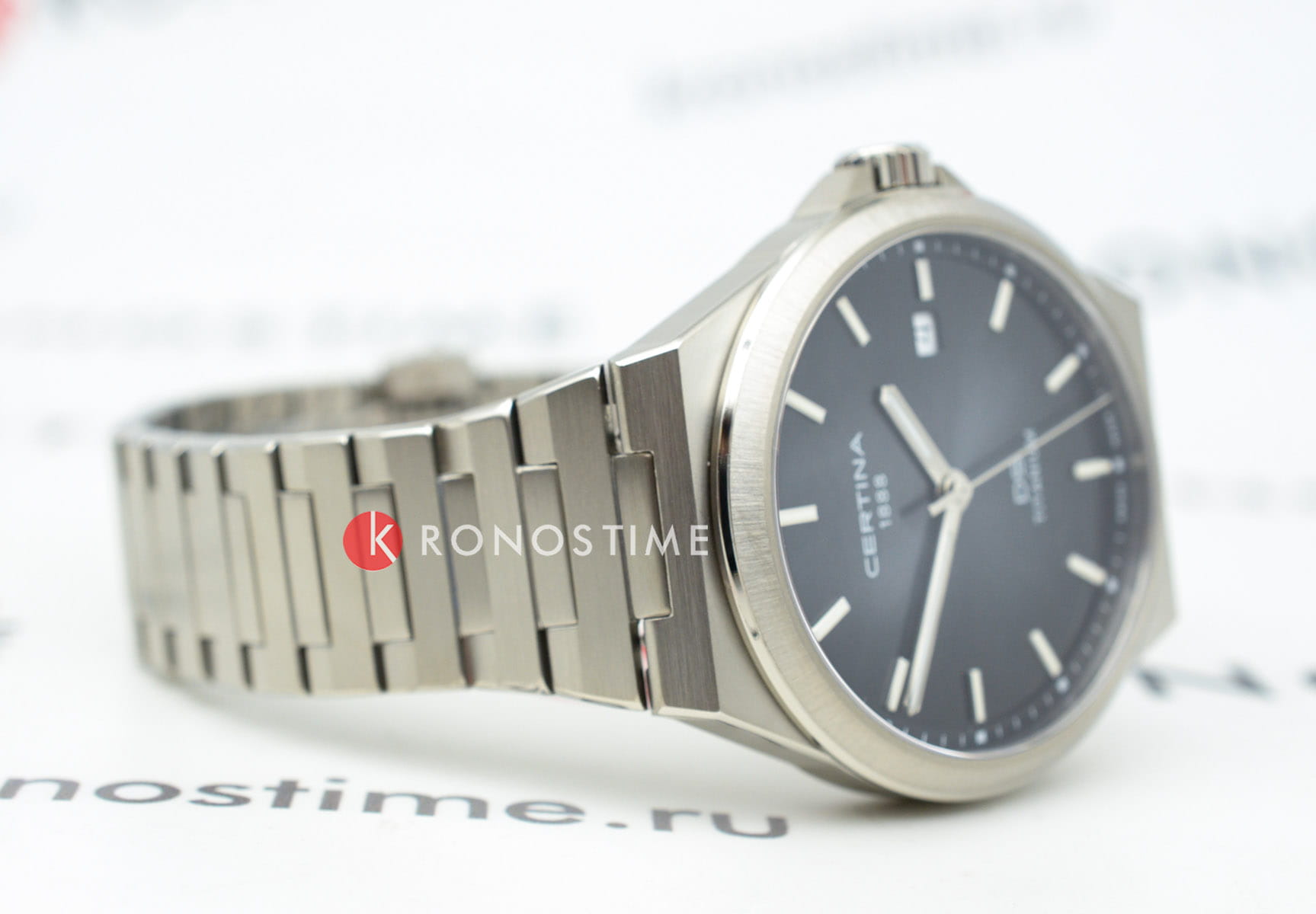 Certina Certina DS-7 Quartz C043.410.44.051.00 мужские часы черный циферблат на запястье