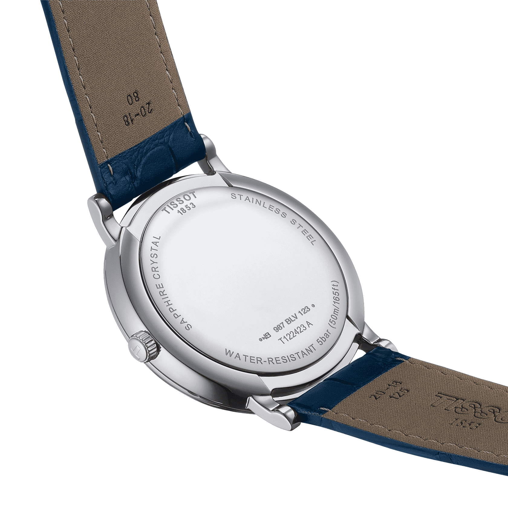 Tissot Tissot Carson Premium Gent Moonphase T122.423.16.043.00, t-classic швейцария мужские часы на браслете кожаный боковой вид
