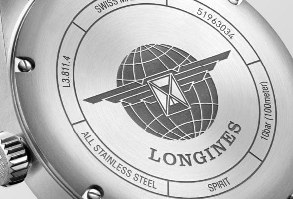 Longines Longines Spirit Prestige Edition L3.811.4.93.9 швейцария наручные мужские часы заводная головка с логотипом Longines