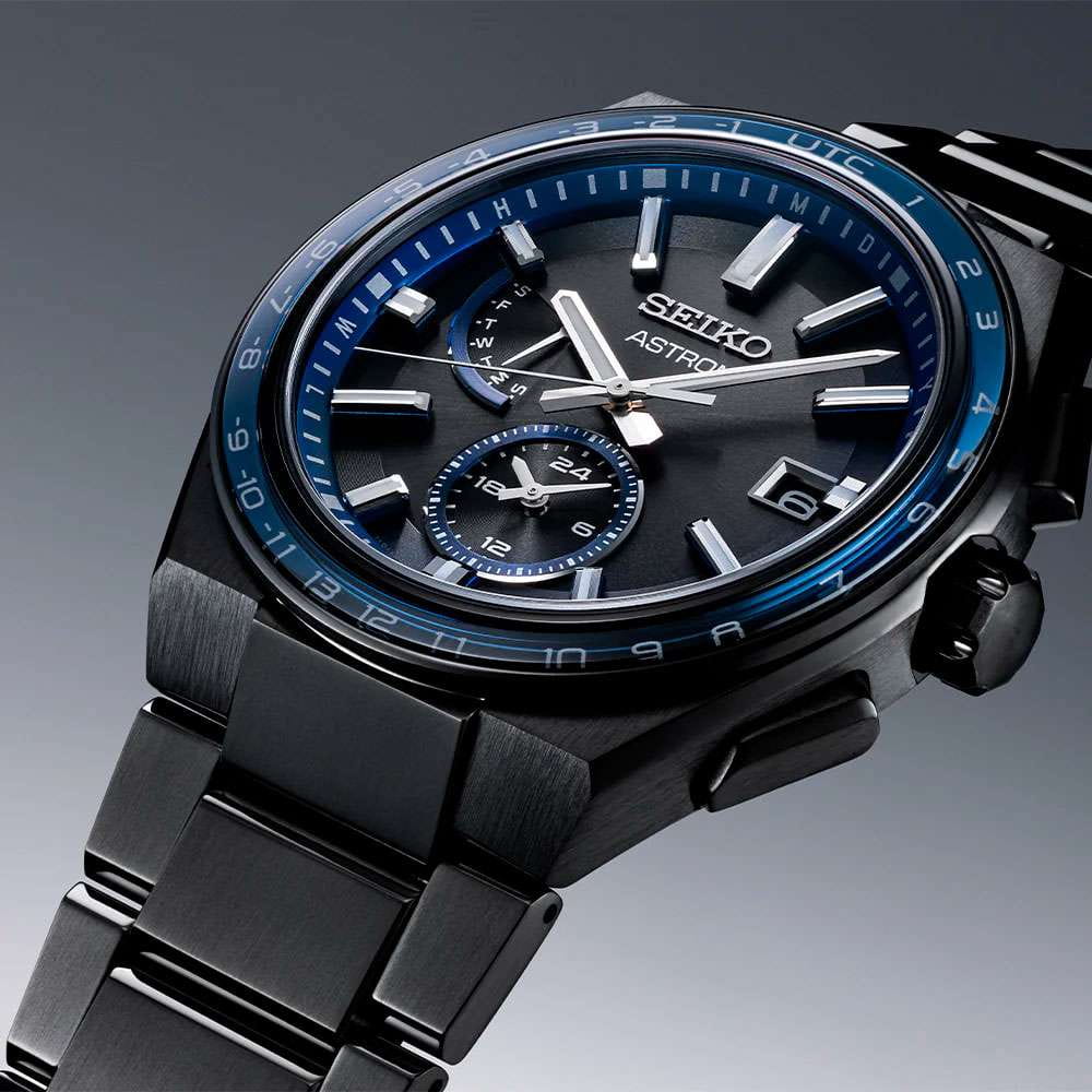 Seiko Seiko Astron Nexter Solar Radio SBXY041, astron gps япония мужские часы на браслете титановый c dlc покрытием боковой вид