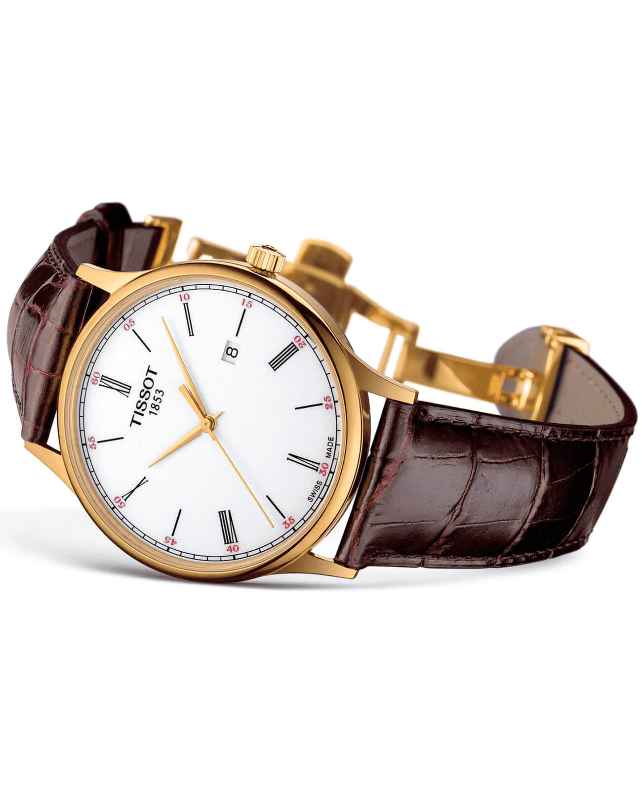 Tissot Tissot Rose Dream 18K Gold T914.410.46.013.00, t gold швейцария мужские часы на браслете кожаный боковой вид