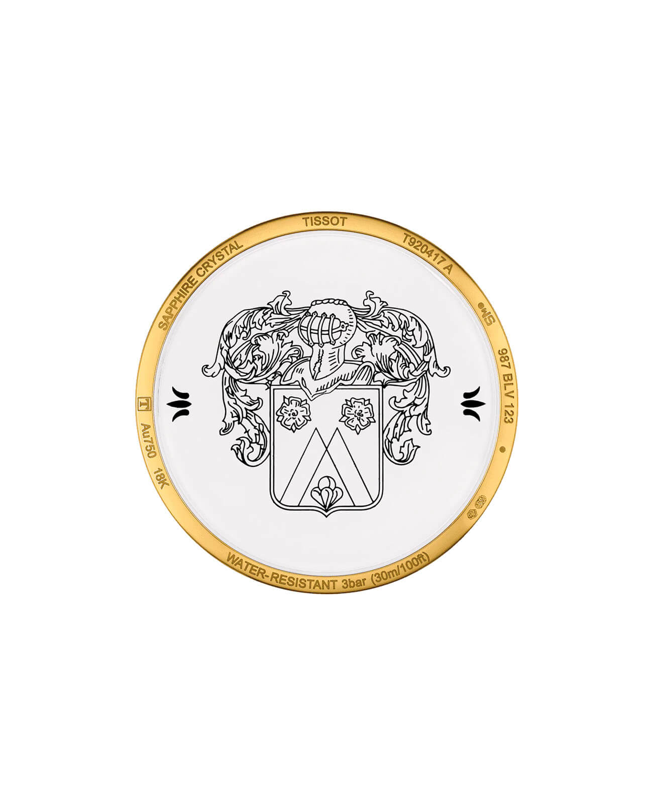 Tissot Tissot Vintage Chronograph 18K Gold T920.417.16.291.00 , наручные мужские часы фото под углом