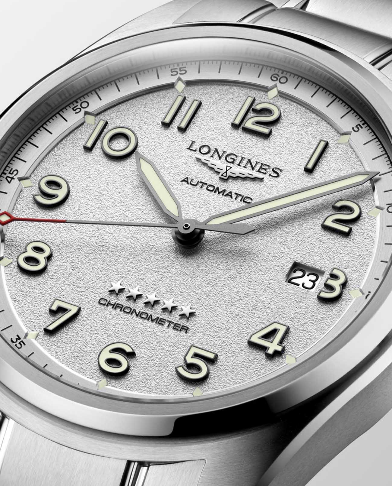 Оригинальные часы Longines Longines Spirit L3.811.4.73.6 механические калибр механизма l888.4 общий вид