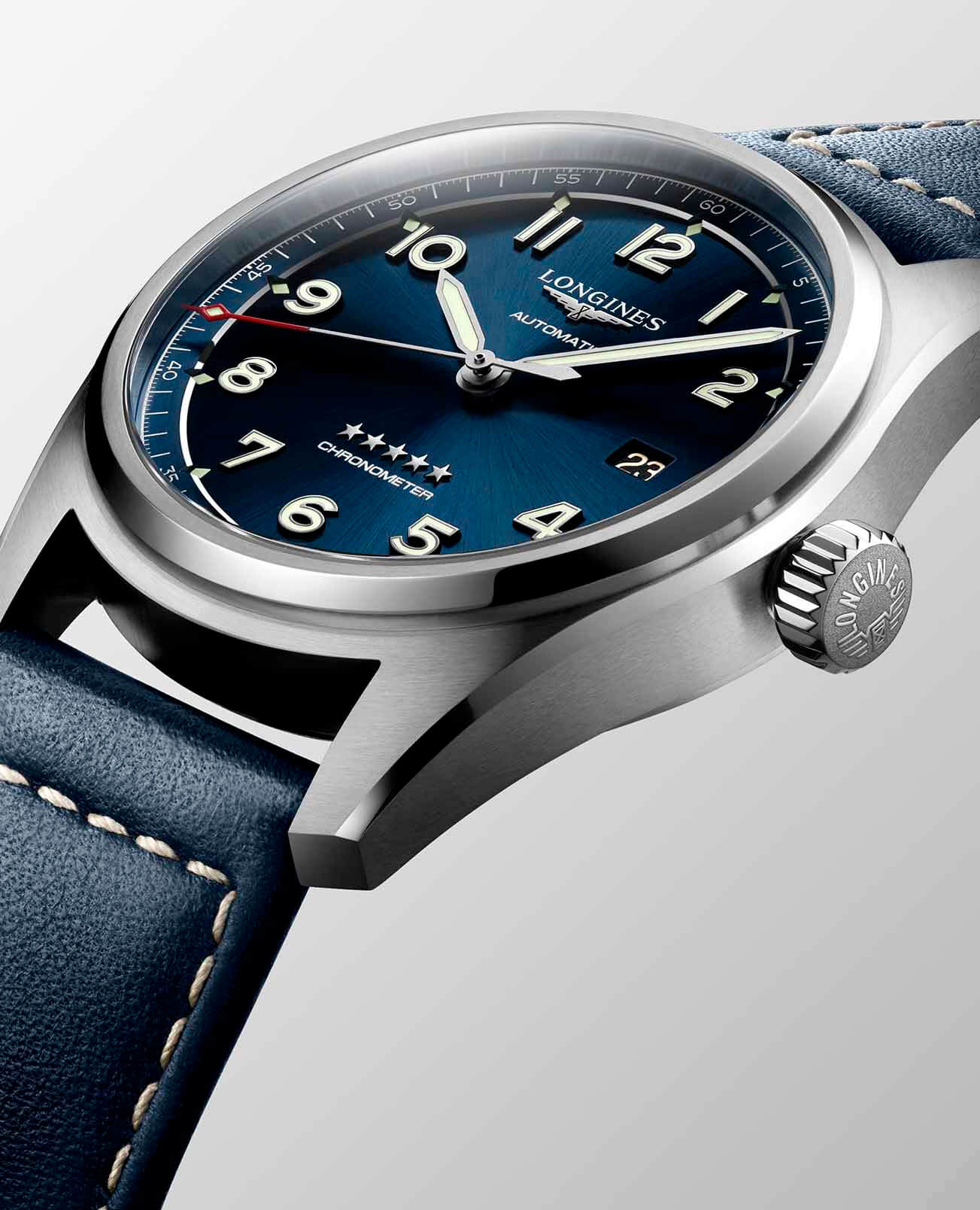 Longines Longines Spirit  L3.810.4.93.0  - задняя крышка сталь корпуса, швейцария часы
