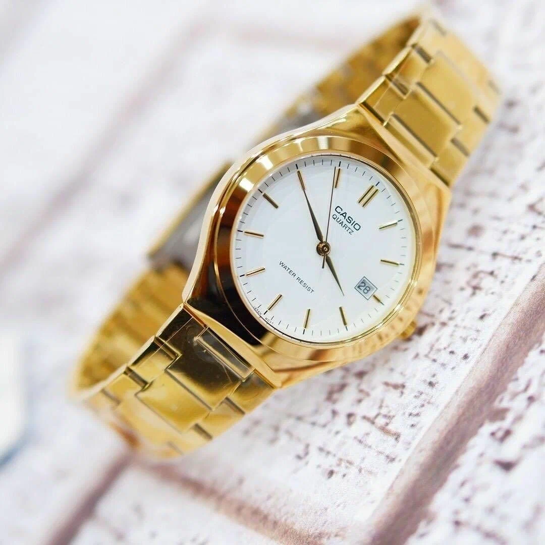 Casio Casio MTP-1170N-7A, mtp япония мужские часы на браслете нержавеющая сталь с pvd-покрытием боковой вид