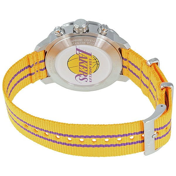 Оригинальные часы Tissot Tissot Quickster NBA Los Angeles Lakers T095.417.17.037.05 кварцевые калибр механизма eta g10.211 общий вид