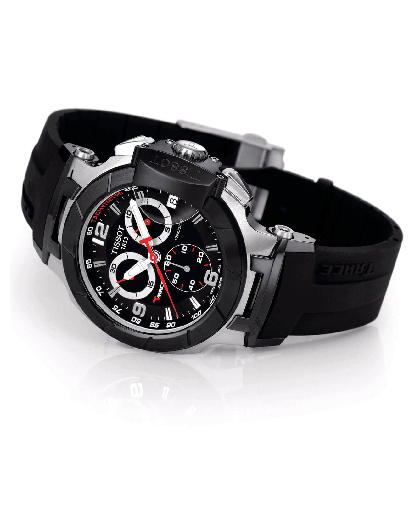 Tissot Tissot T-Sport T-Race Quartz Chronograph T048.417.27.057.00 T Race, наручные мужские часы фото под углом