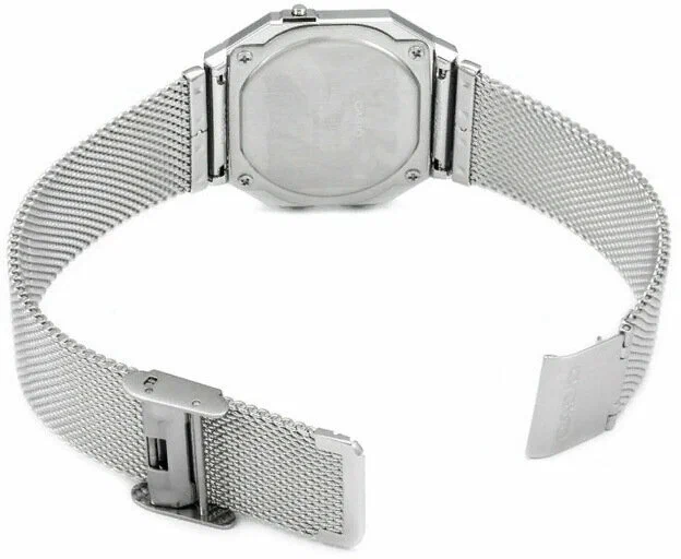 Casio A-700WM-7A мужские часы застежка крупным планом