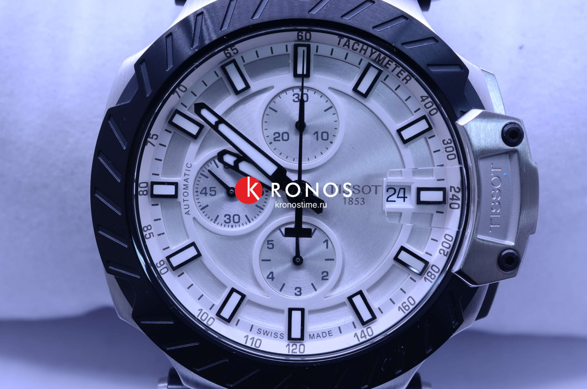 Tissot Tissot T-Race Automatic Chronograph T115.427.27.031.00 мужские часы серебристый циферблат на запястье