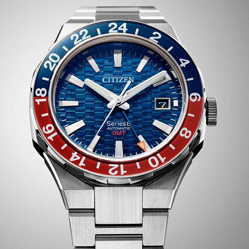 Citizen NB6030-59L мужские часы застежка крупным планом