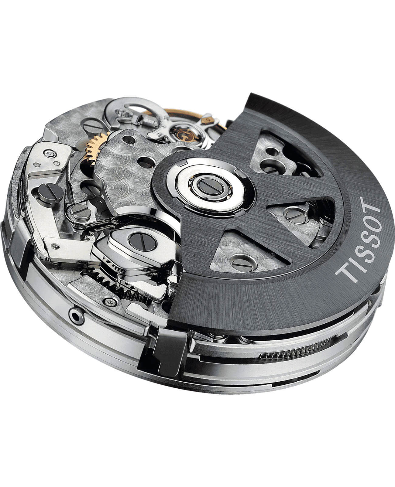 Tissot Tissot PRS 516 Automatic Chronograph T100.427.16.051.00, t-sport швейцария мужские часы на браслете кожаный боковой вид