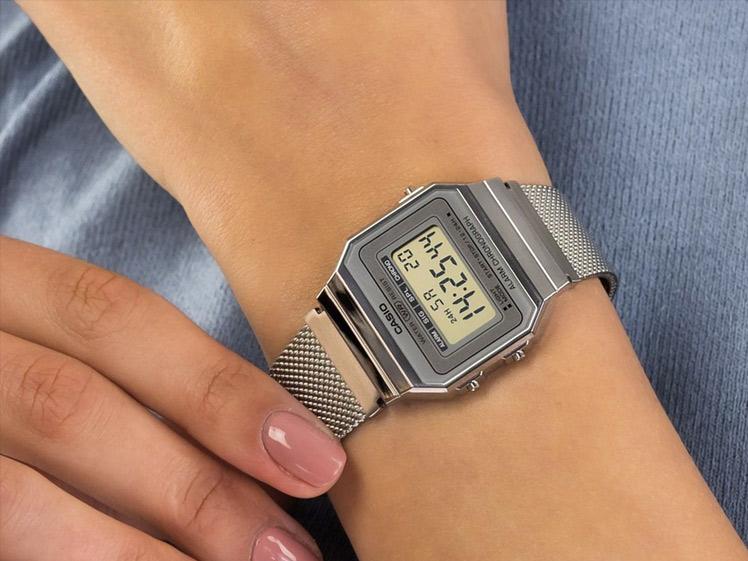 Оригинальные часы Casio Casio Collection A-700WM-7A кварцевые калибр механизма  общий вид