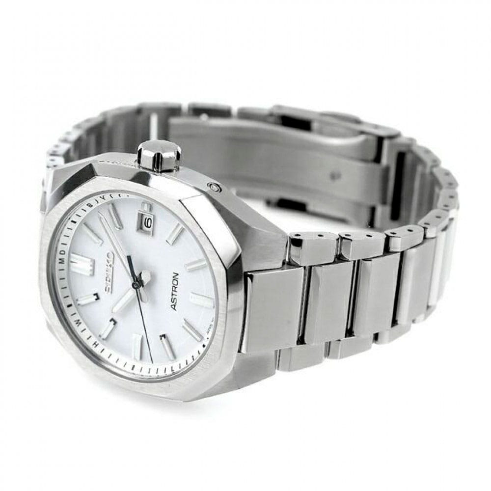 Seiko Seiko Astron Nexter Solar Radio SBXY081, astron gps япония мужские часы на браслете титановый боковой вид