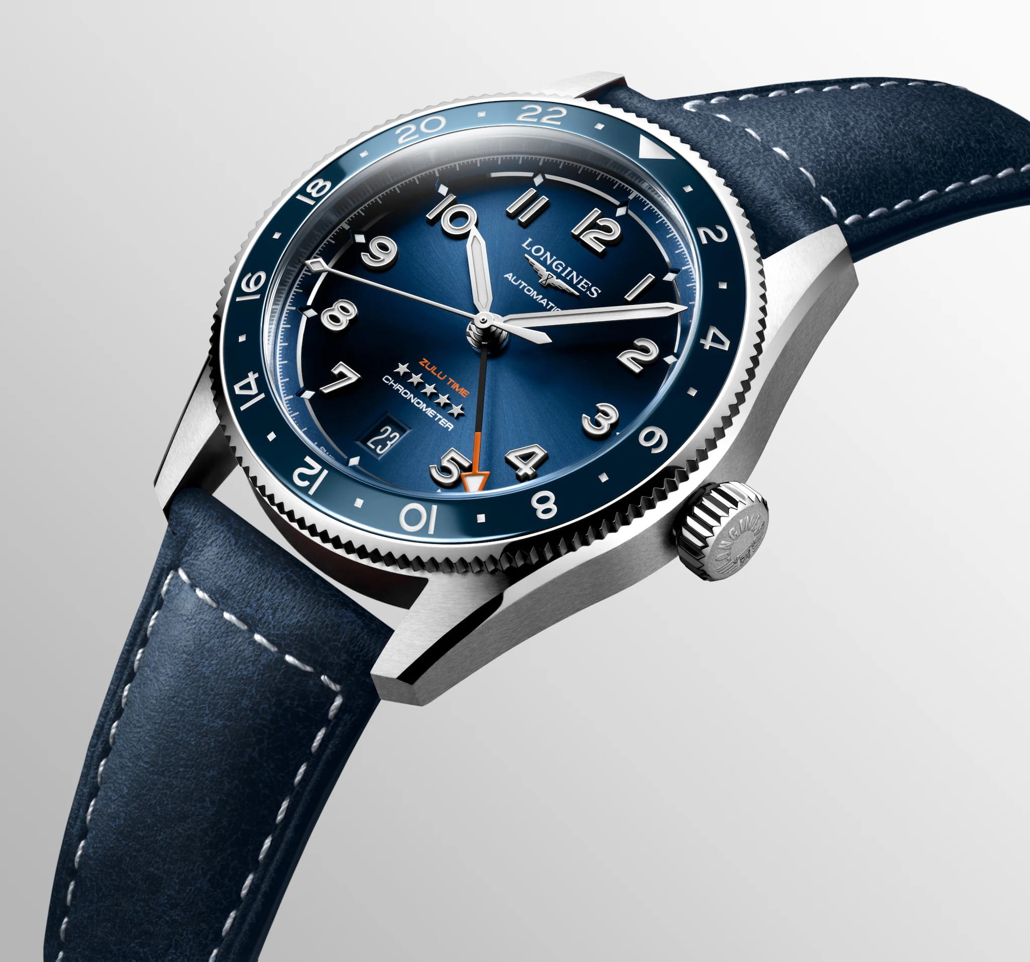 Longines Longines Spirit L3.802.4.93.2  - задняя крышка сталь корпуса, швейцария часы