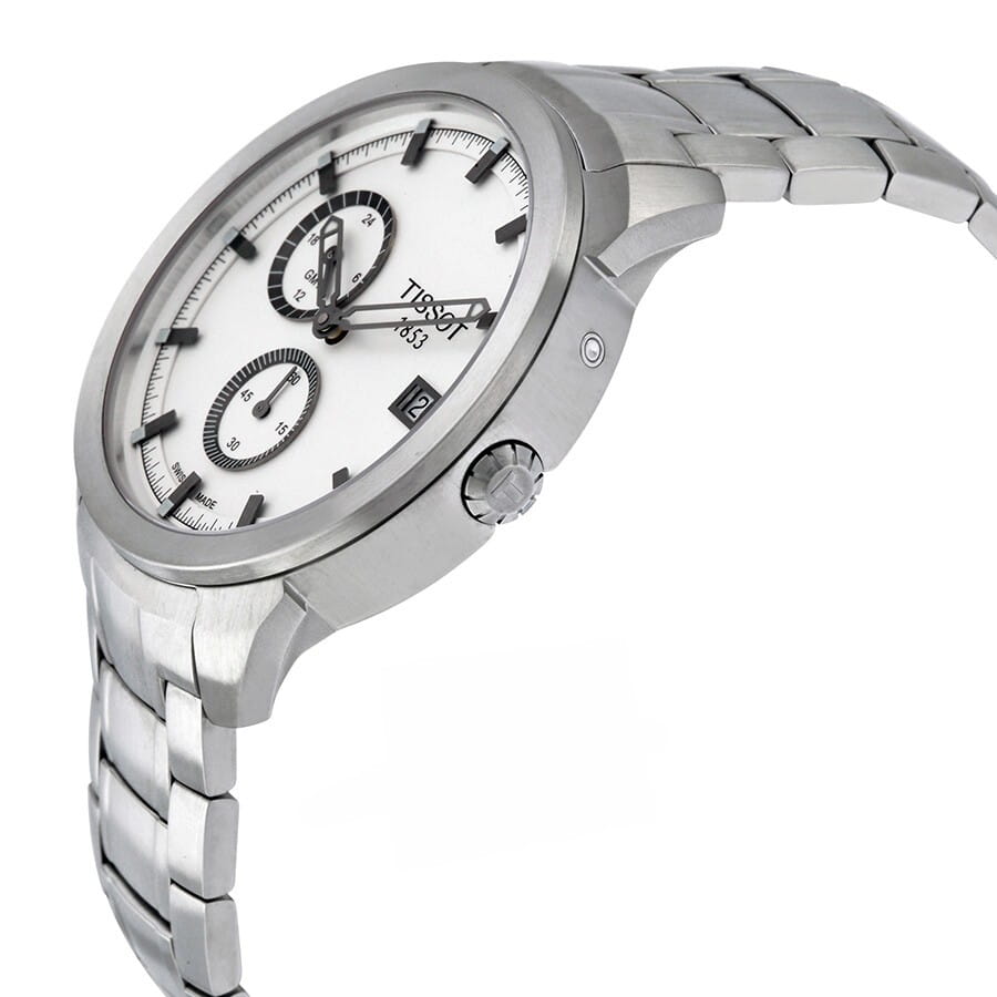 Tissot Tissot T-Classic Tradition Titanium T069.439.44.031.00, t-classic швейцария мужские часы на браслете нержавеющая сталь боковой вид