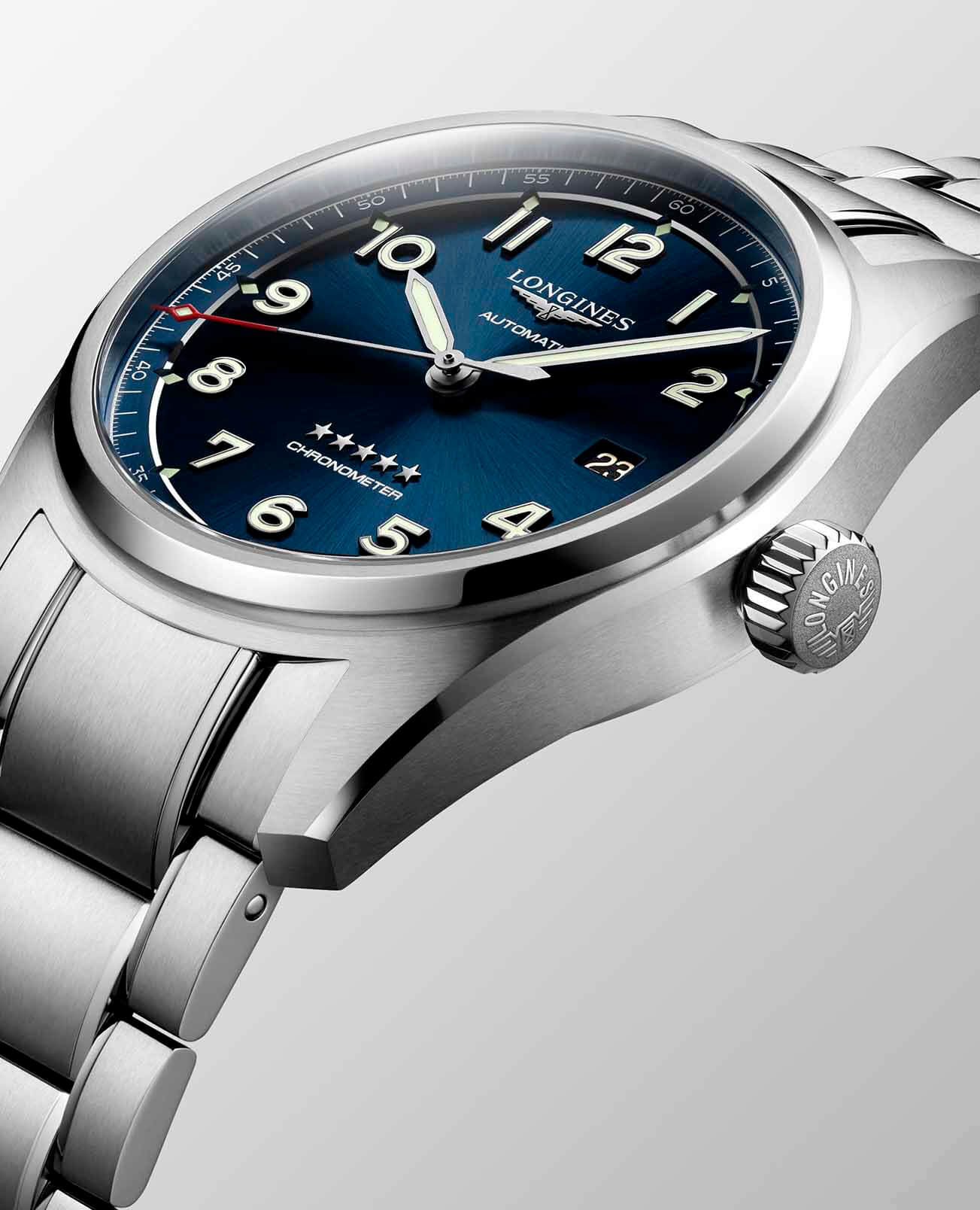Longines Longines Spirit  L3.810.4.93.6  - задняя крышка сталь корпуса, швейцария часы