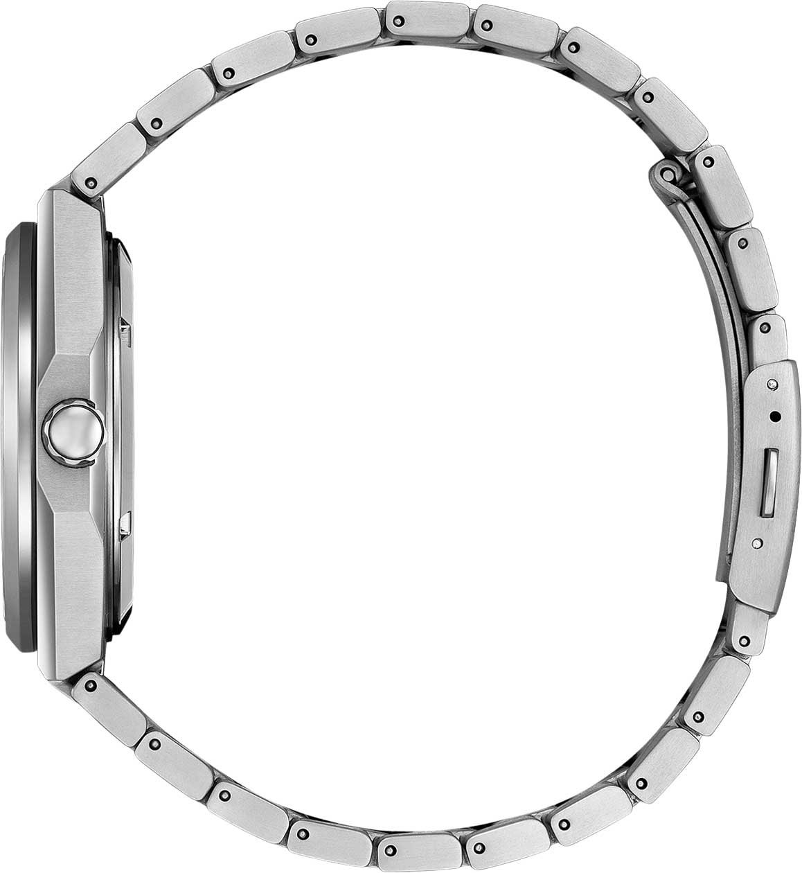 Citizen Citizen Super Titanium NJ0180-80A, tsuyosa япония мужские часы на браслете титановый боковой вид