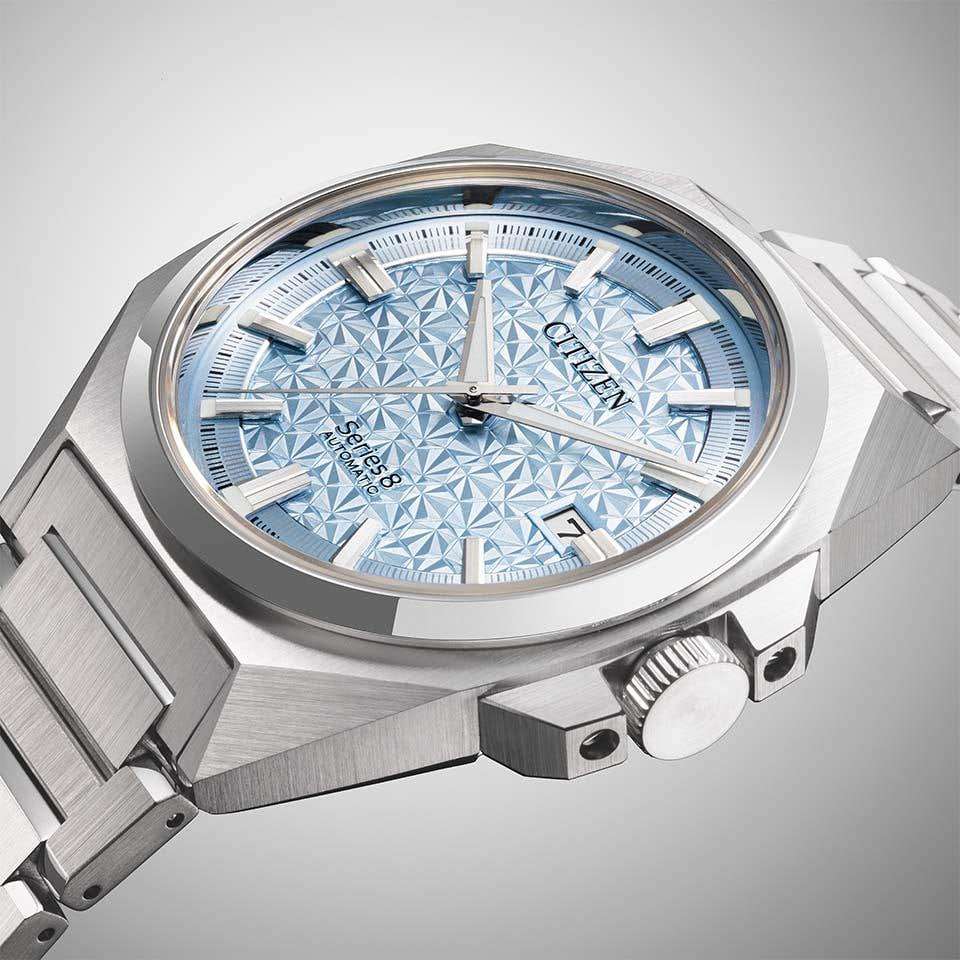 Citizen Citizen Series 8 NB6051-59L, series 8 япония мужские часы на браслете нержавеющая сталь боковой вид