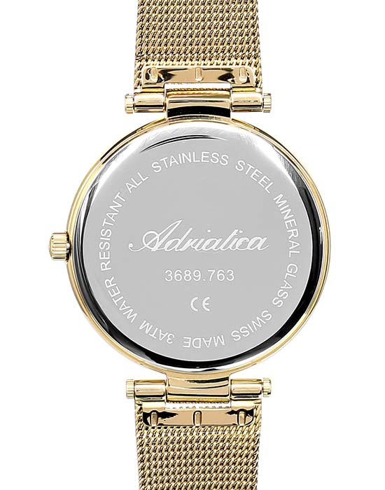 Adriatica Adriatica A3689.1143Q женские часы белый циферблат на запястье