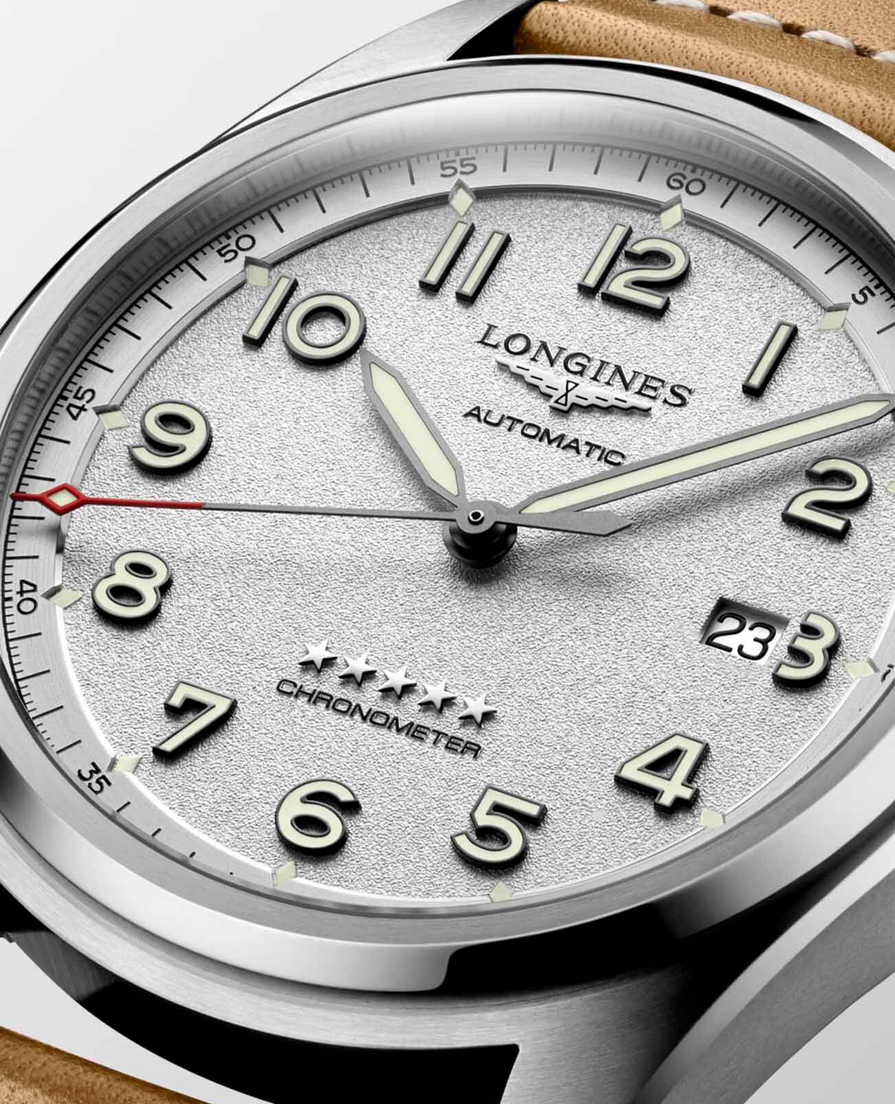 Longines Longines Spirit L3.811.4.73.2  - задняя крышка сталь корпуса, швейцария часы