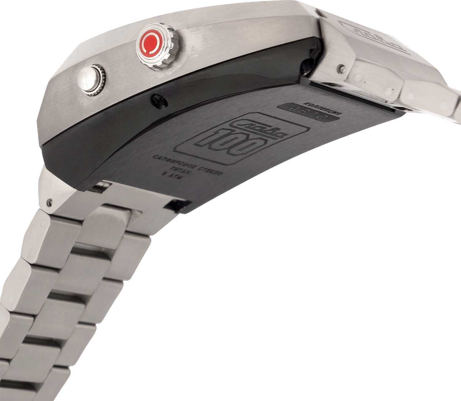 Слава Слава Погоня 9007738/100-GL32 кварцевые мужские часы часы крупный план черный циферблата