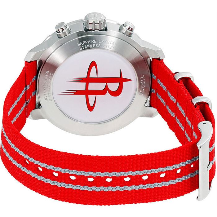 Оригинальные часы Tissot Tissot Quickster NBA Houston Rockets T095.417.17.037.12 кварцевые калибр механизма eta g10.211 общий вид