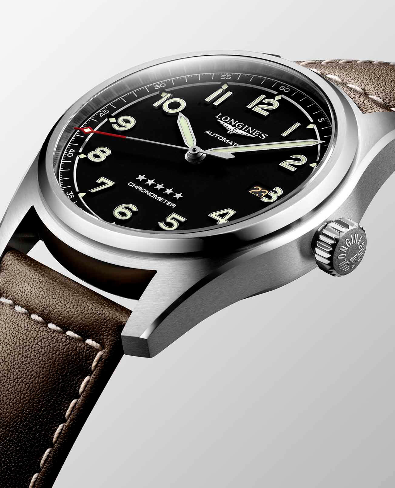 Longines Longines Spirit L3.811.4.53.0  - задняя крышка сталь корпуса, швейцария часы