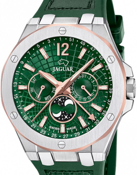 Jaguar Jaguar Moonphase J1040/3 , наручные мужские часы фото под углом