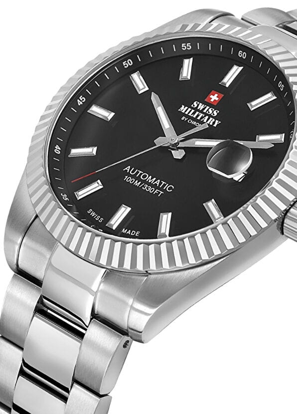 Swiss Military Hanowa Swiss Military by Chrono Automatic Collection SMA34110.01 , наручные мужские часы фото под углом