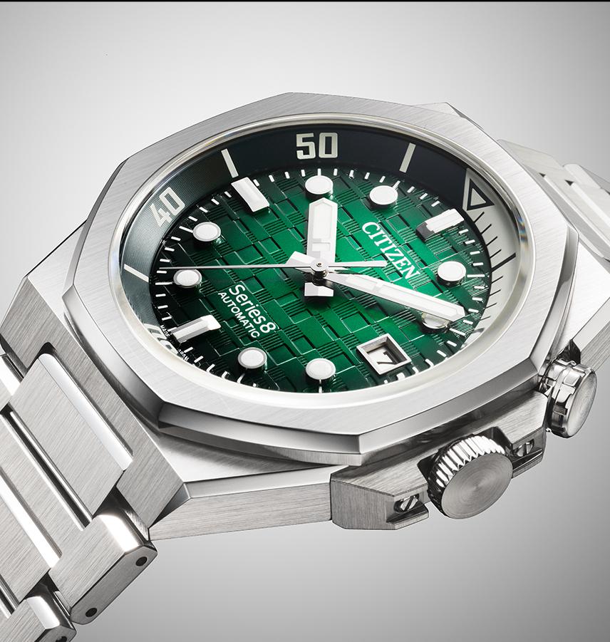 Оригинальные часы Citizen Citizen Series 8 NB6060-58X механические калибр механизма citizen 9051 общий вид