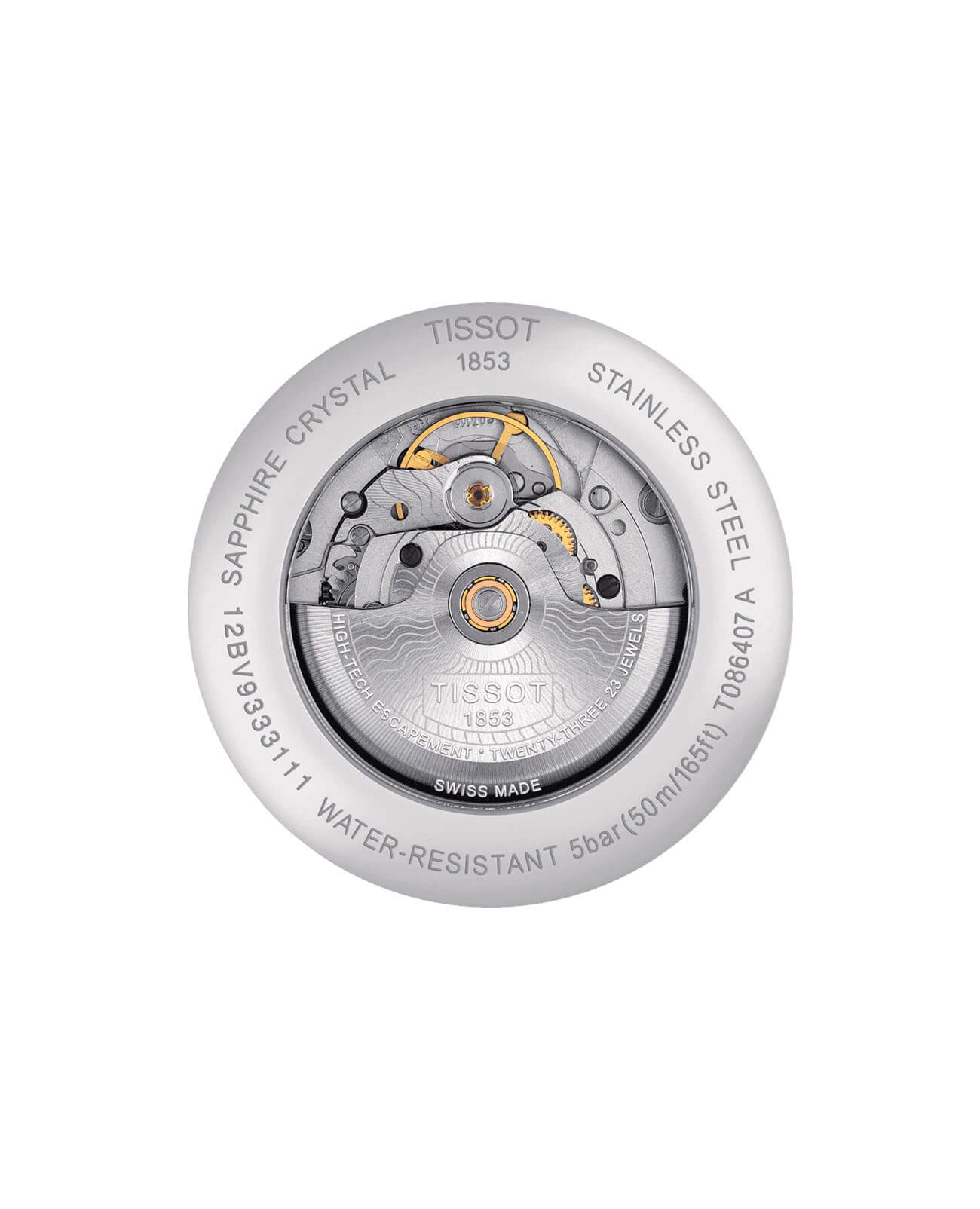 Tissot Tissot Luxury Powermatic 80 T086.407.11.031.00 , наручные мужские часы фото под углом