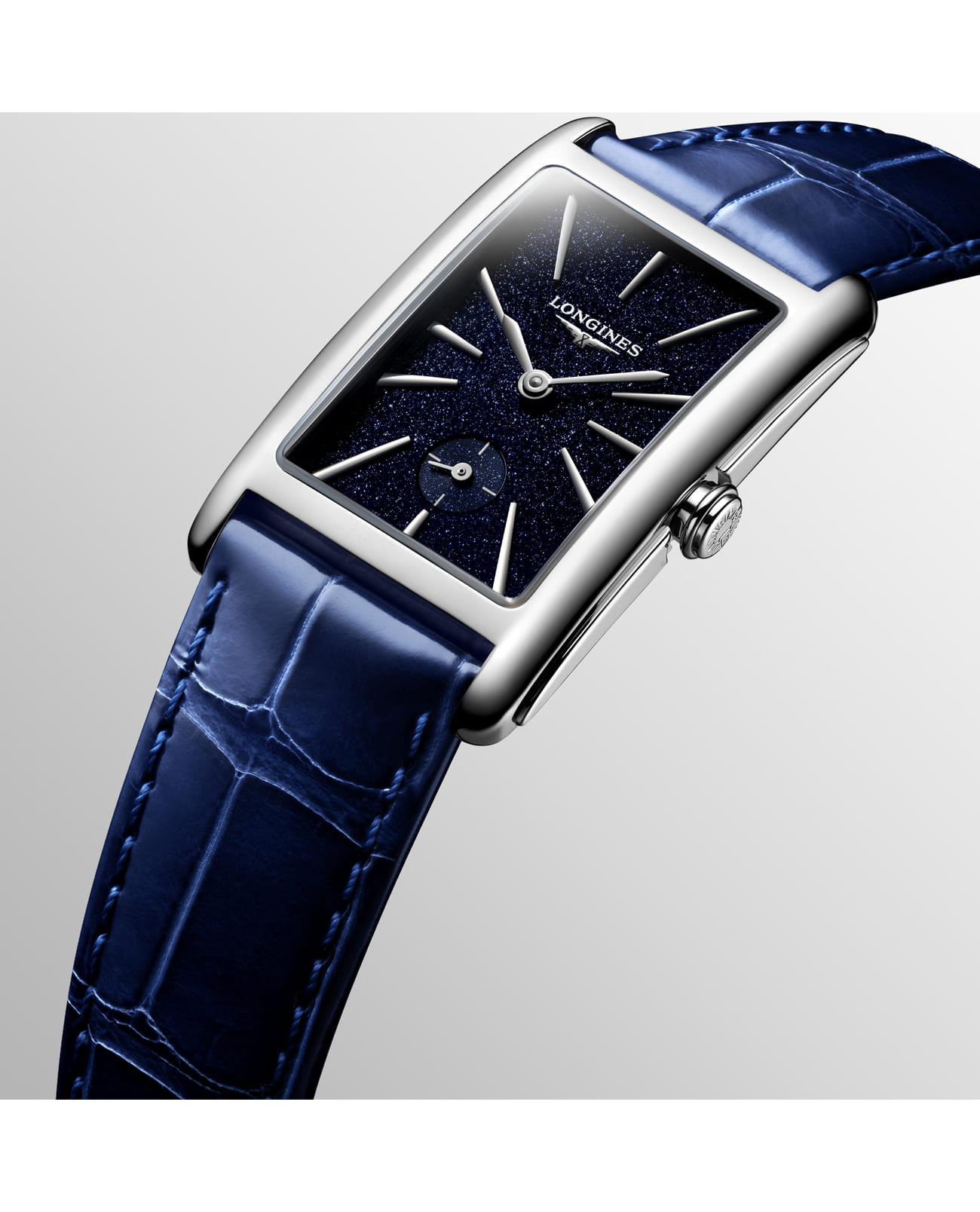 Longines Longines DolceVita L5.512.4.93.2, dolcevita швейцария женские часы на браслете кожаный боковой вид