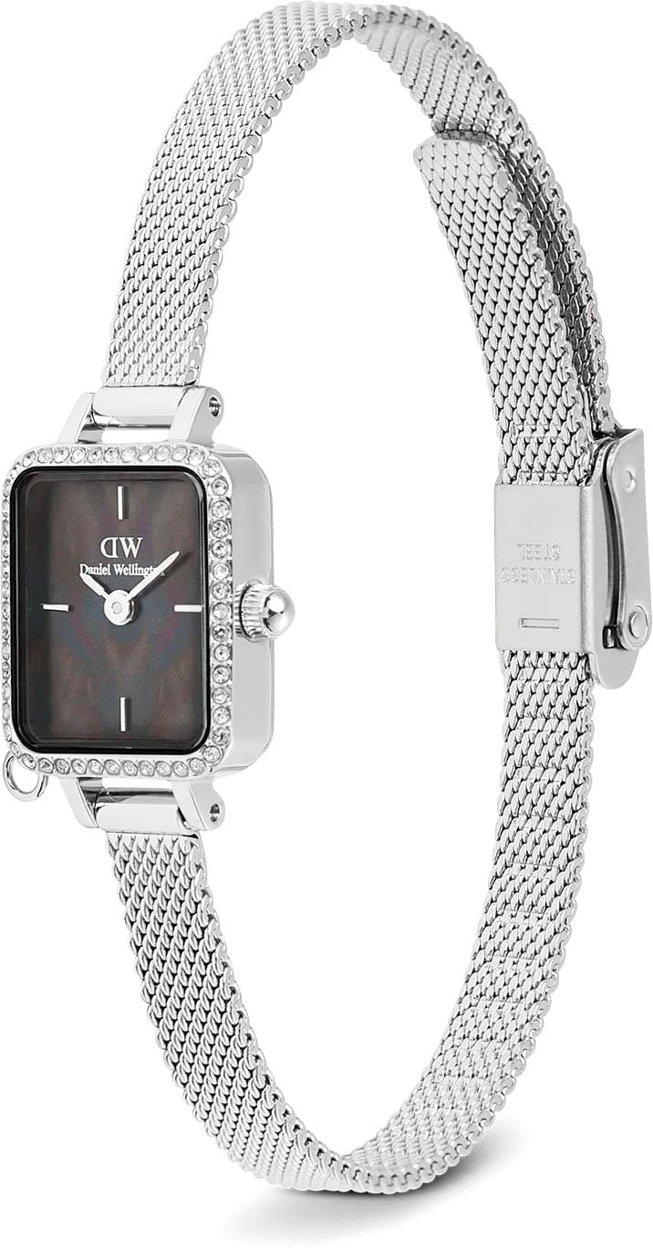Оригинальные часы Daniel Wellington Daniel Wellington Quadro Mini Crystal Zodiac Sterling DW00100750 кварцевые калибр механизма  общий вид