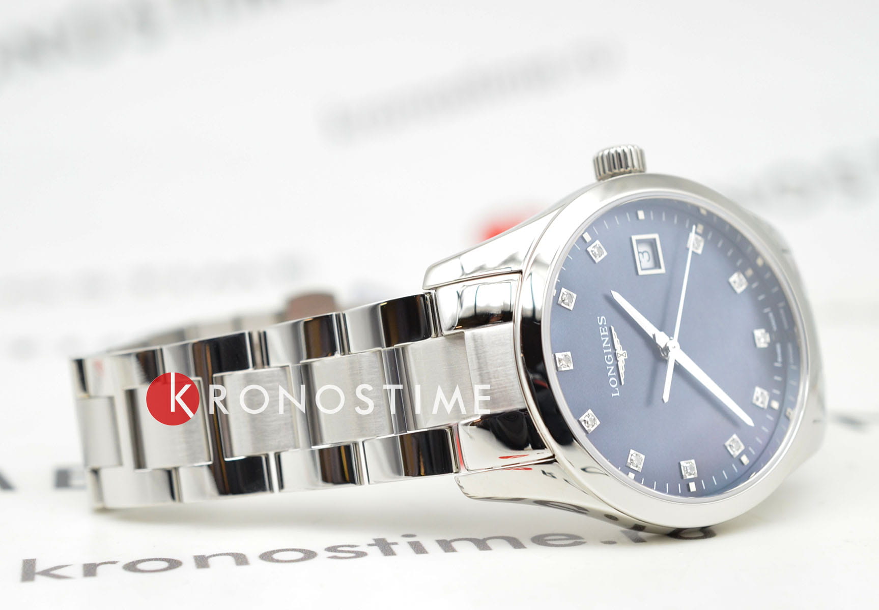 Longines Longines Conquest Classic L2.386.4.88.6 женские часы перламутровый циферблат на запястье