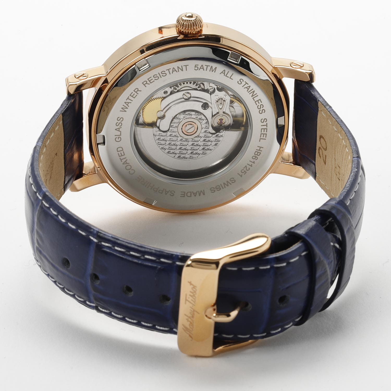 Оригинальные часы Mathey-Tissot Mathey-Tissot City Auto HB611251ATPBU механические калибр механизма stp1-11 общий вид