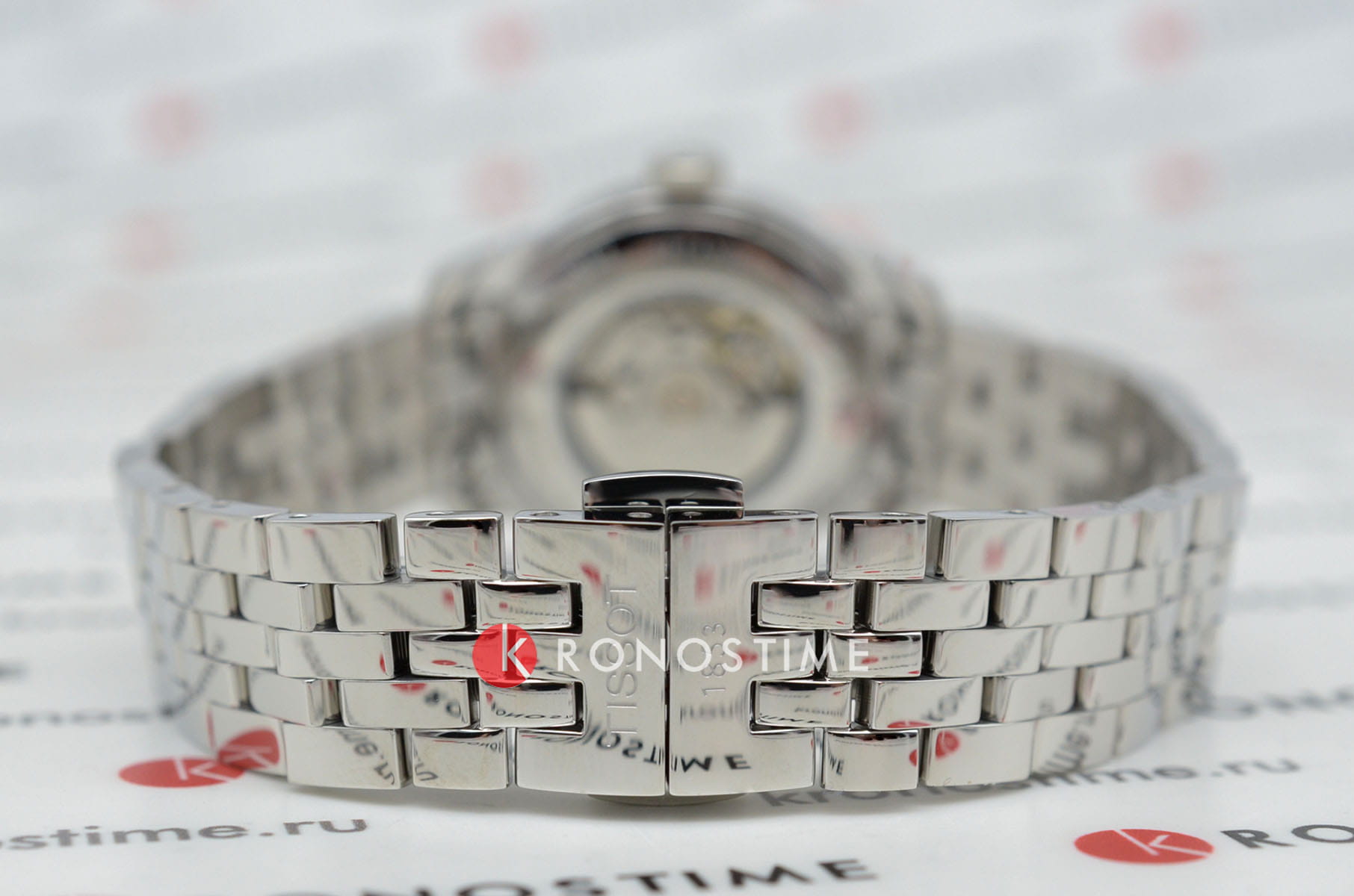 Tissot Tissot Le Locle Automatic Lady T006.207.11.096.00 механические женские часы часы крупный план зеленый циферблата