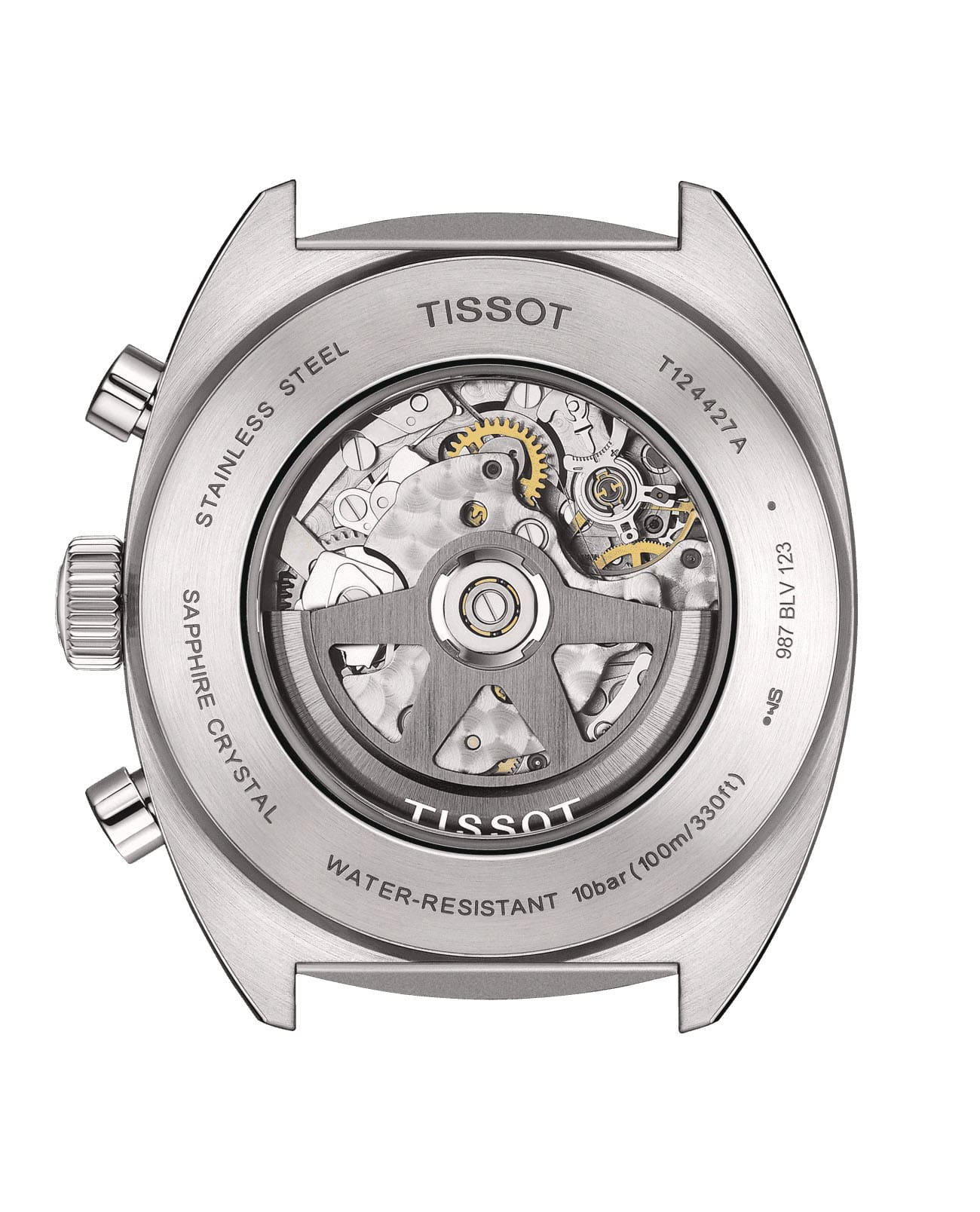 Tissot Tissot Heritage 1973 T124.427.16.031.01, t-heritage швейцария мужские часы на браслете кожаный боковой вид