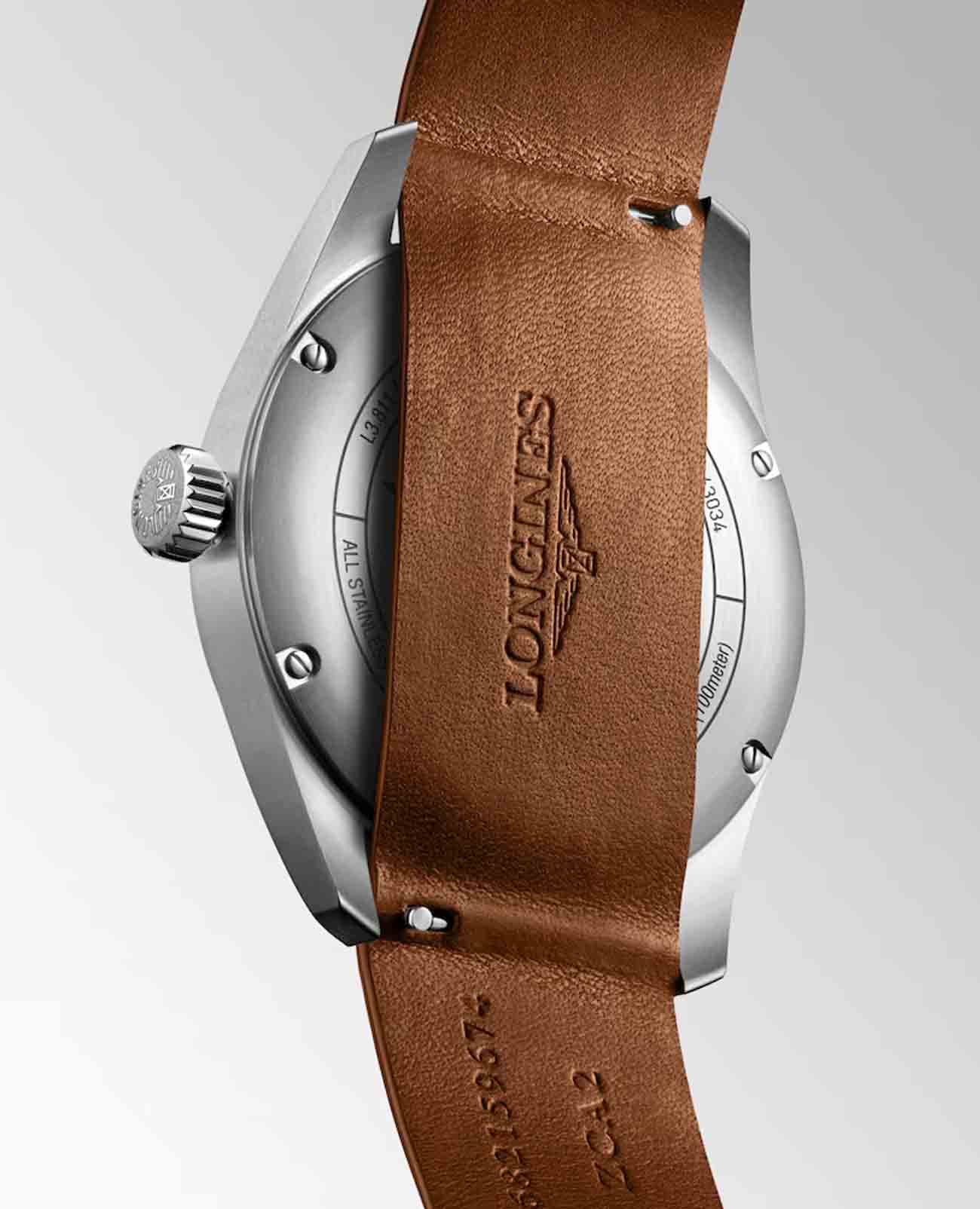 Longines Longines Spirit Prestige Edition L3.811.4.93.9 мужские часы синий циферблат на запястье
