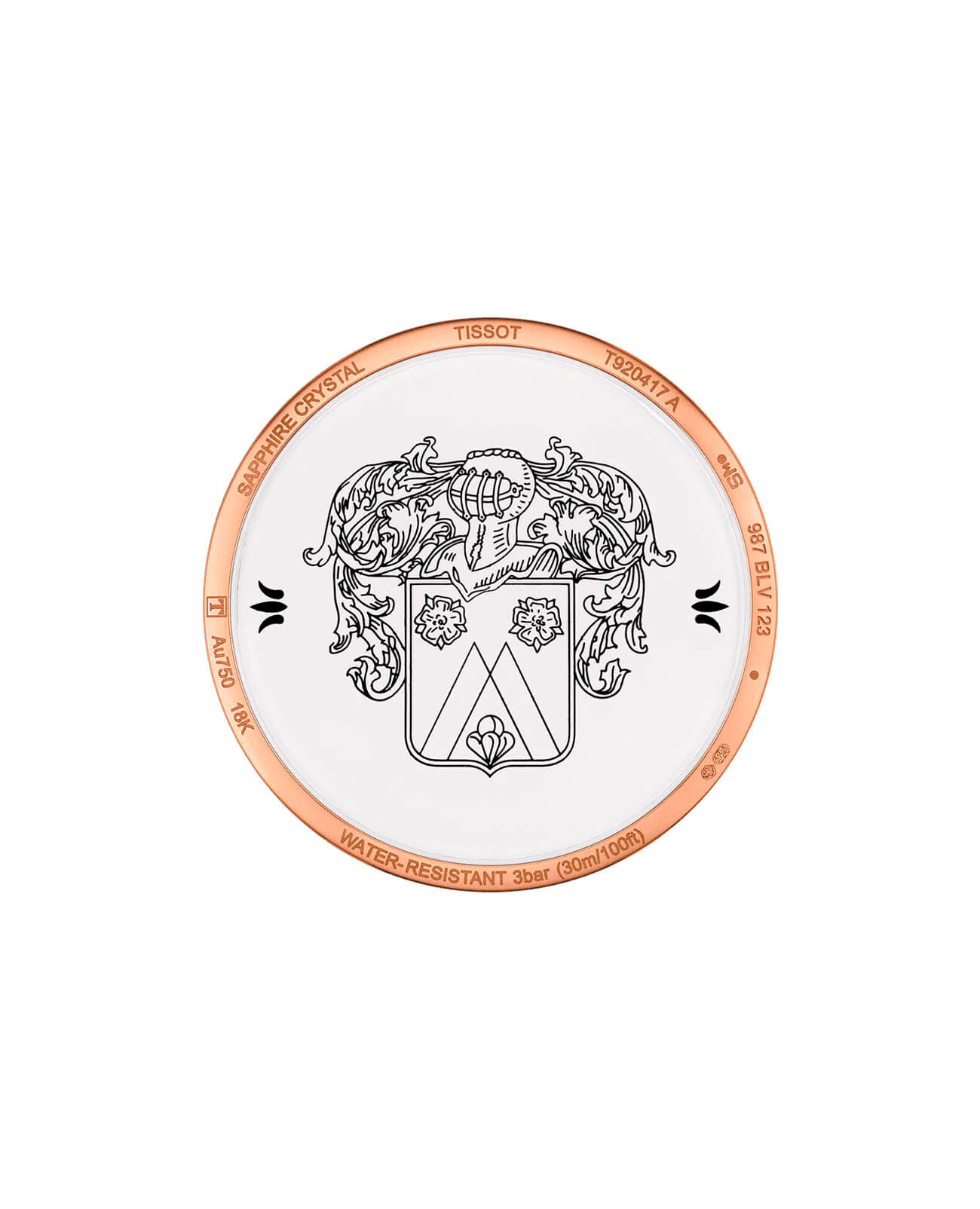 Tissot Tissot Vintage Chronograph 18K Gold T920.417.76.031.00 , наручные мужские часы фото под углом