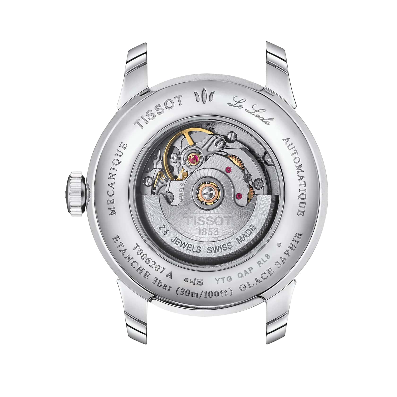 Tissot Tissot Le Locle Automatic Lady T006.207.11.096.00 Le Locle Automatic — детали корпуса и нержавеющая сталь 316l