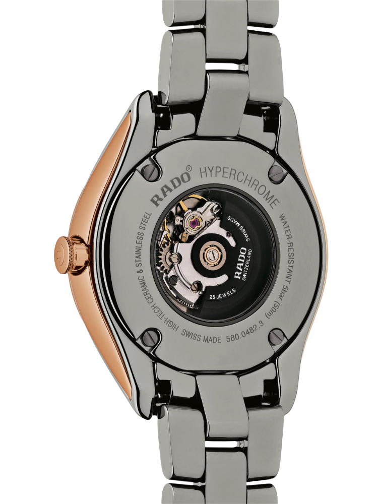 Rado Rado Hyperchrome Automatic Diamonds R32523722 Automatic, наручные женские часы фото под углом