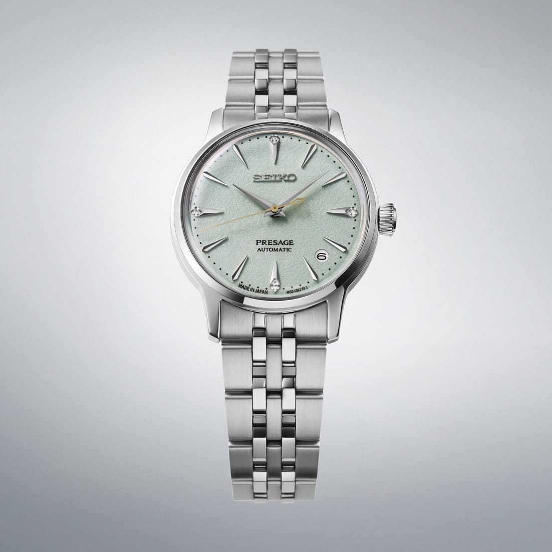 Seiko SRPL63J1 женские часы застежка крупным планом