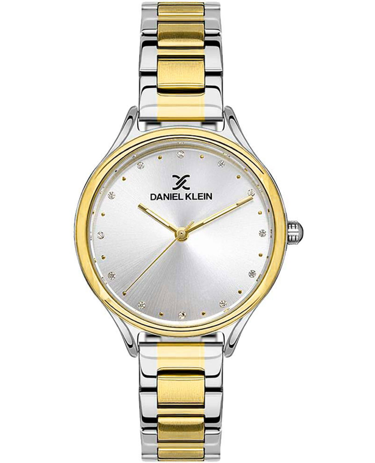 Daniel Klein Daniel Klein Premium DK.1.13464-4  DK.1.13464-4 кварцевые женские часы серебристый циферблат, браслет нержавеющая сталь с ip-покрытием — вид спереди