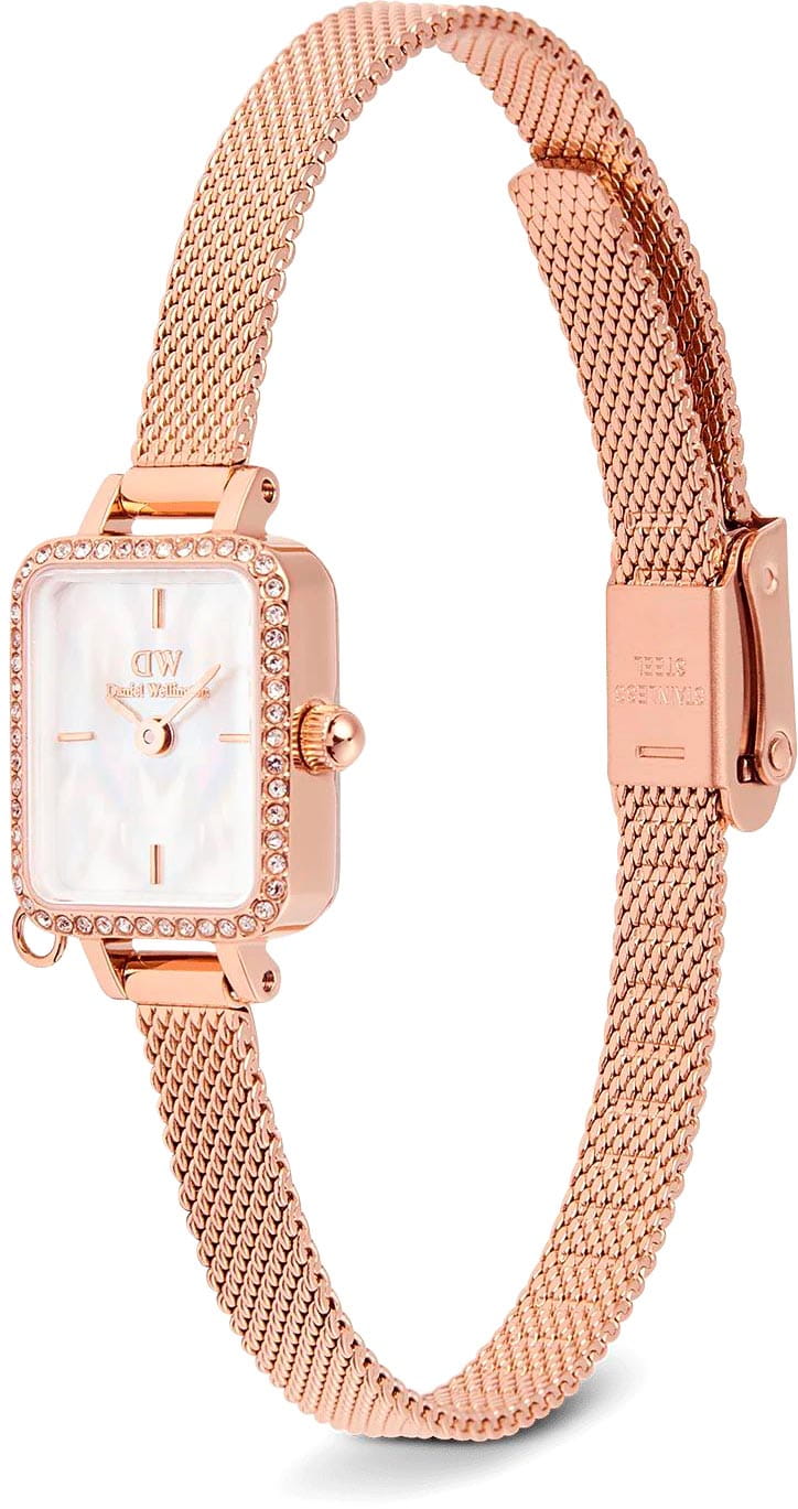Оригинальные часы Daniel Wellington Daniel Wellington Quadro Mini Crystal Zodiac Melrose DW00100751 кварцевые калибр механизма  общий вид