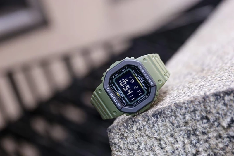 Casio Casio G-Shock DW-5610SU-3DR (DW-5610SU-3E) япония наручные мужские часы заводная головка с логотипом Casio