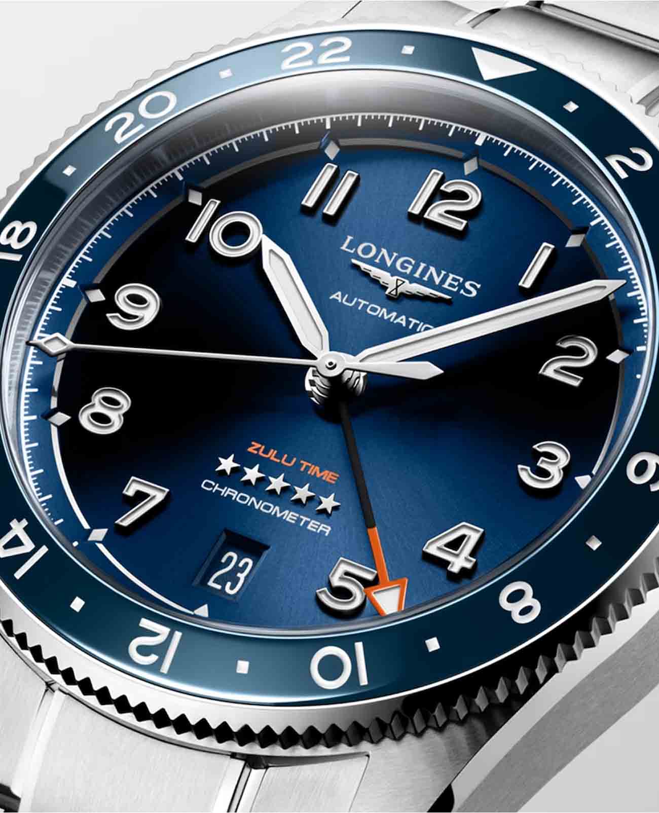 Longines Longines Spirit L3.802.4.93.6  - задняя крышка сталь корпуса, швейцария часы