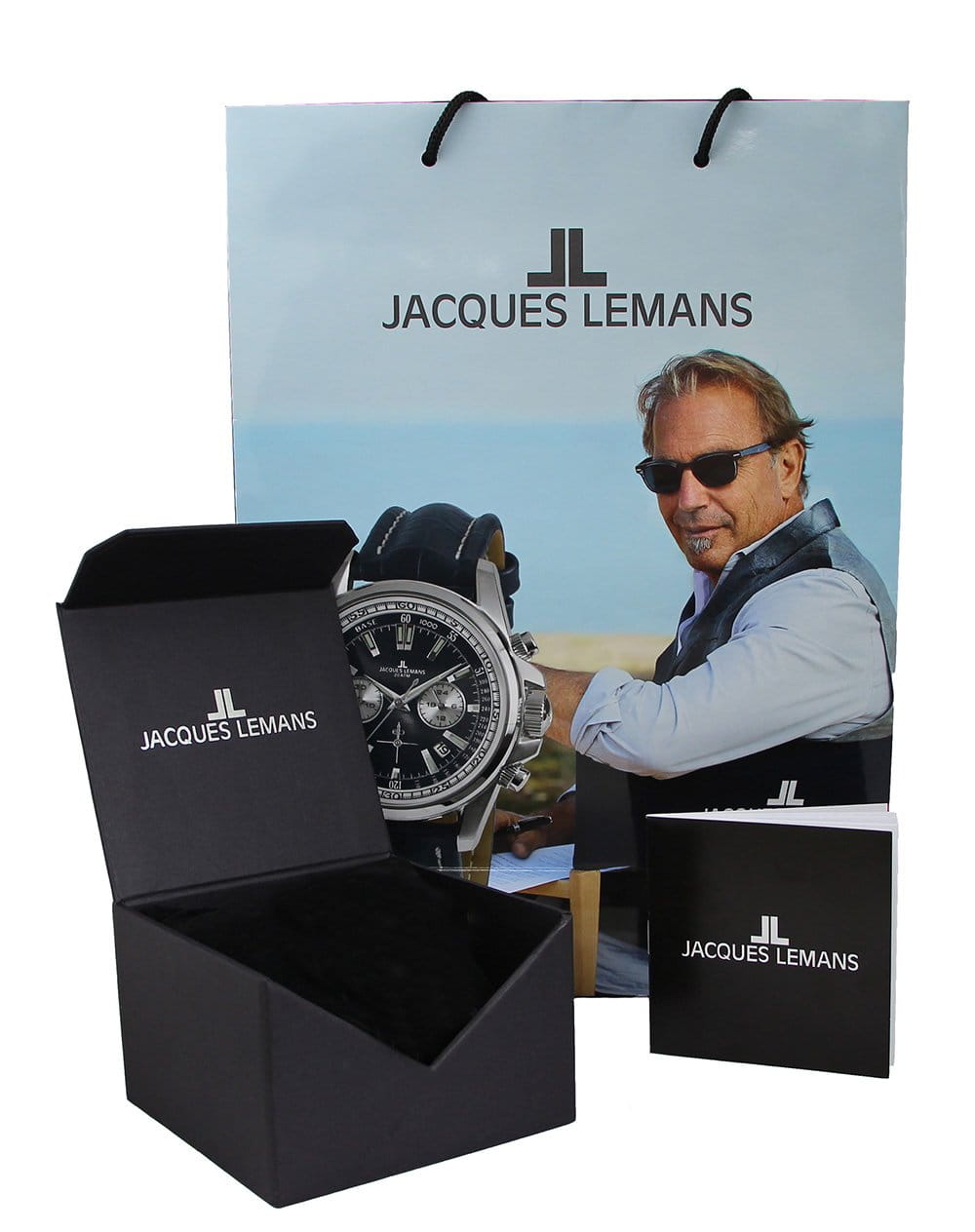 Jacques Lemans Jacques Lemans High Tech Ceramic 42-8C кварцевые мужские часы часы крупный план черный циферблата