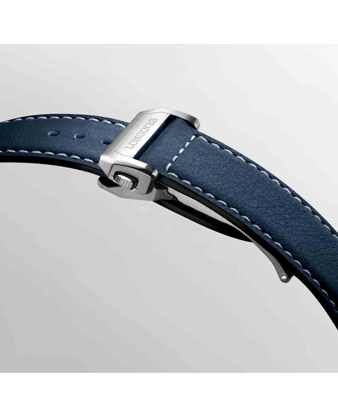 Longines Longines Spirit L3.802.4.93.2  — детали корпуса и кожаный