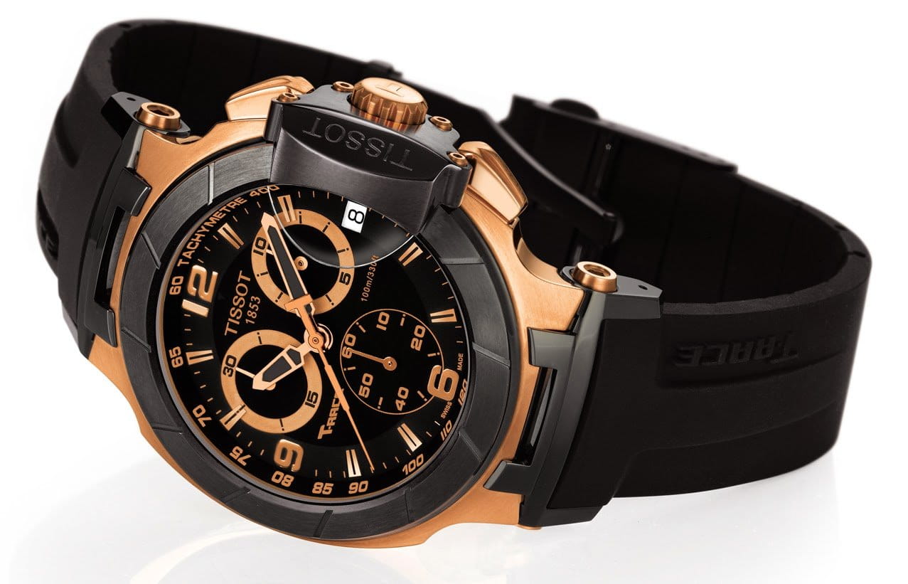 Tissot Tissot T-Sport T-Race Quartz Chronograph T048.417.27.057.06 T Race, наручные мужские часы фото под углом